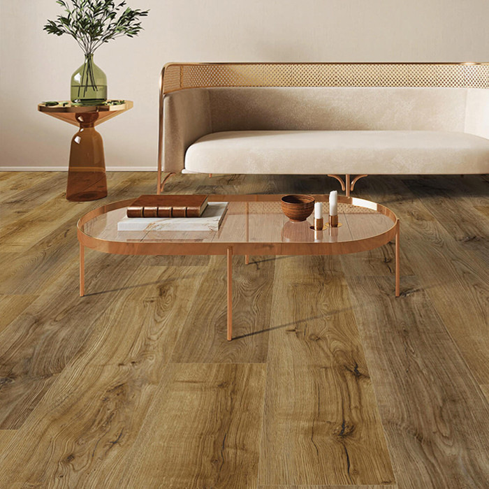 Meribel walnut click luxury click floor tiles
